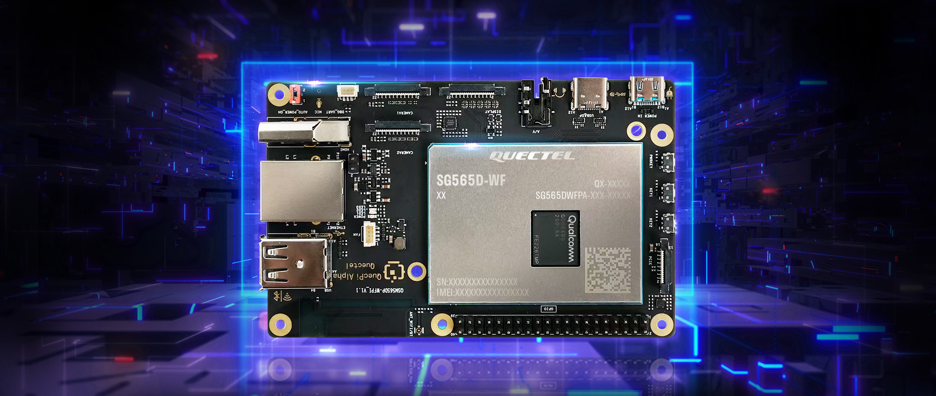 MWC 2025 | hjc黄金城官网重磅推出支持边缘计算的QuecPi Alpha开源智能生态开发板